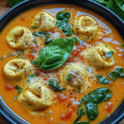 In the realm of comfort foods, few dishes resonate as profoundly as Creamy Tomato Tortellini Delight. This dish captures the essence of home-cooked warmth, blending rich flavors and delightful textures that appeal to both the young and the young at heart. Whether you’re coming home after a long day or hosting a family gathering, this recipe promises to bring everyone together at the dining table, creating not just a meal but a shared experience filled with joy and satisfaction.