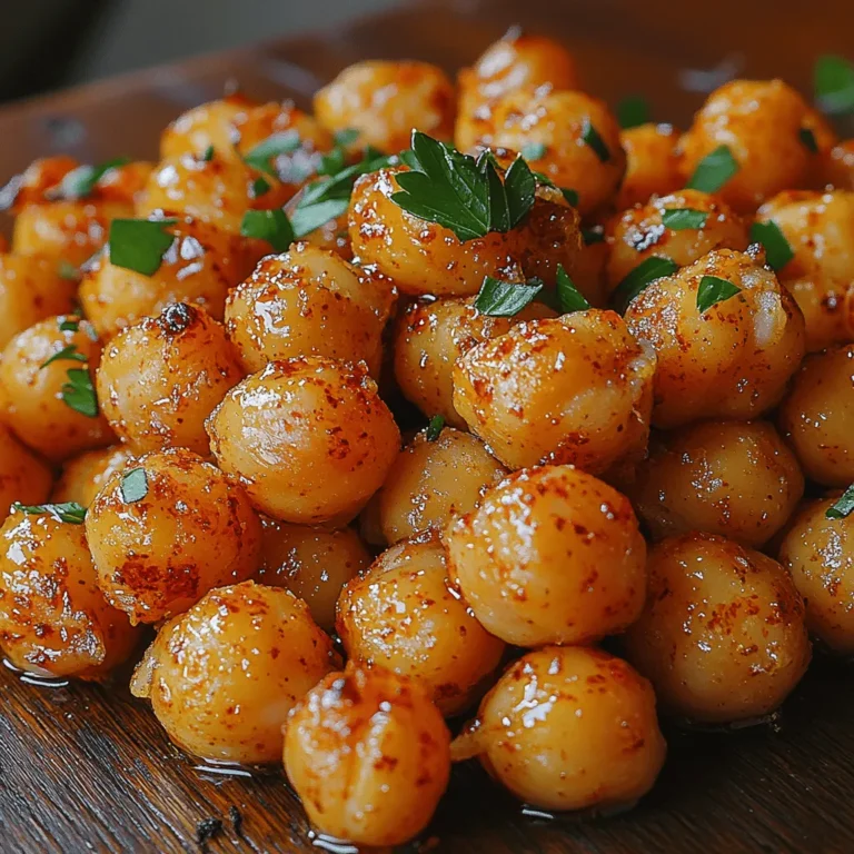 Once your chickpeas are well-coated with the spicy Sriracha mixture, it's time to prepare them for roasting. The way you arrange your chickpeas on the baking sheet can make a significant difference in achieving that perfect crispy texture.