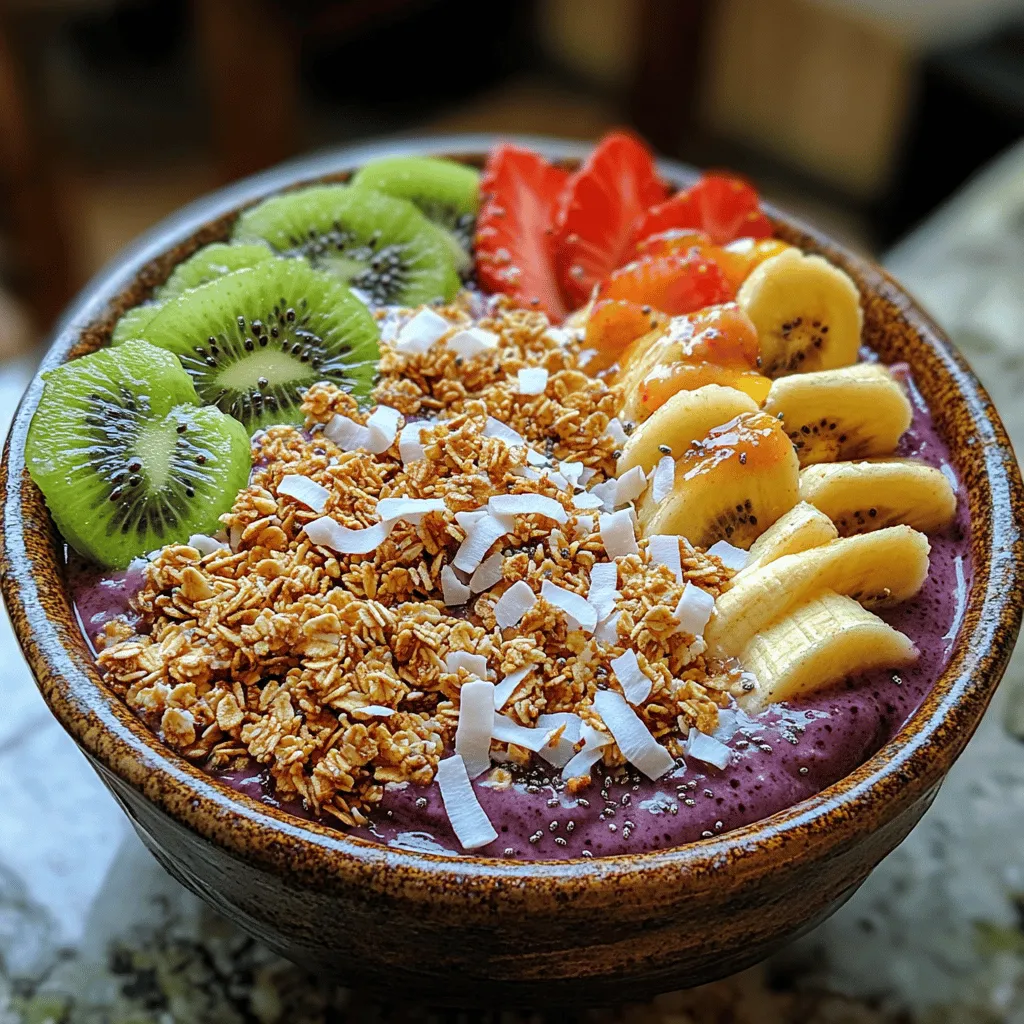 The Tropical Açaí Bowl is more than just a dish; it’s a vibrant, nutrient-packed experience that transports your taste buds to sun-soaked beaches and lush tropical landscapes. This refreshing bowl combines the rich, berry-like flavor of açaí with an array of colorful fruits, creating a delightful meal or snack that’s perfect for any time of day. Whether you’re looking to kickstart your morning or enjoy a post-workout treat, the Tropical Açaí Bowl offers a quick and easy way to nourish your body and satisfy your cravings.