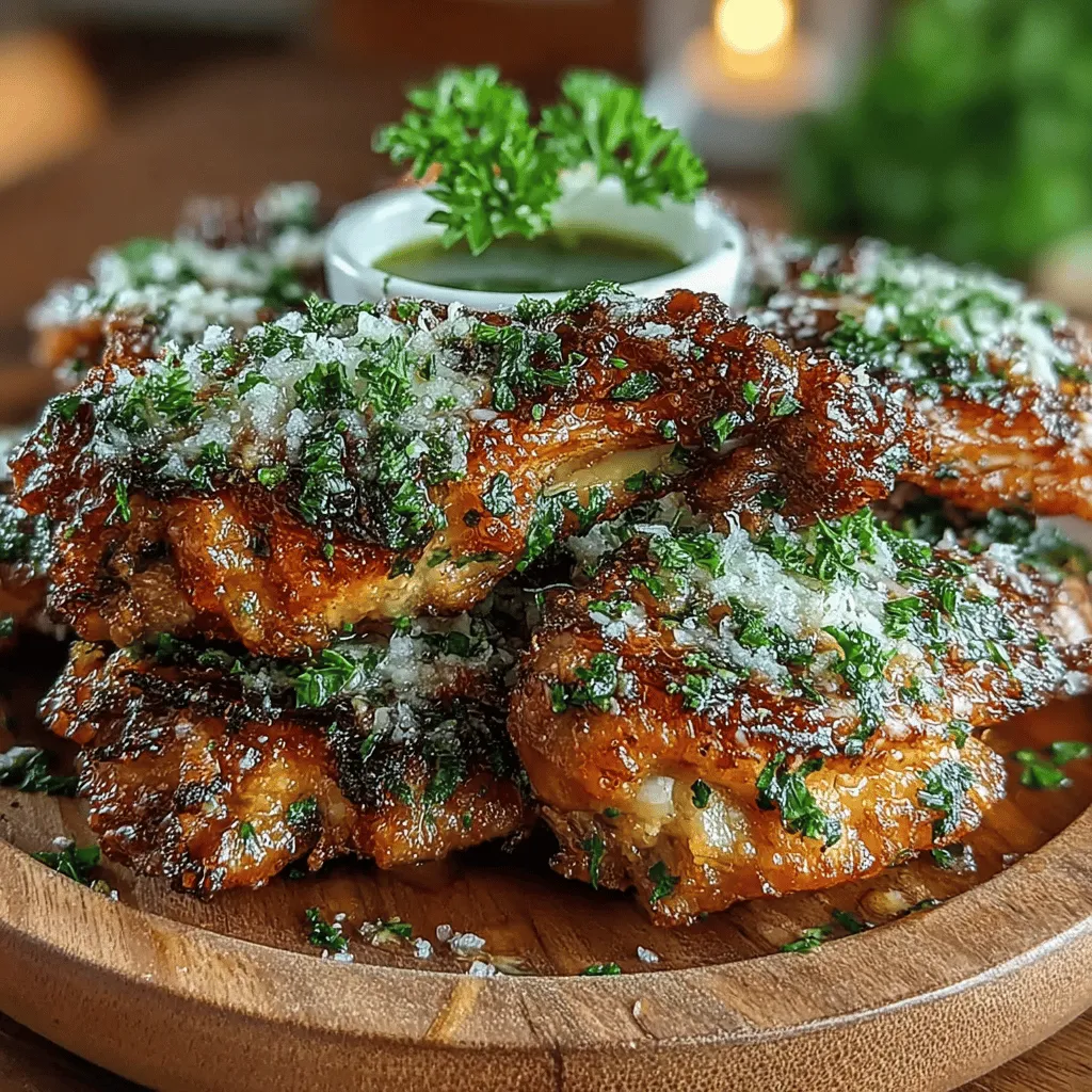 There’s something undeniably delightful about gathering around a table filled with good food and even better company. For many, chicken wings are a quintessential dish that brings people together, evoking memories of game day celebrations, backyard barbecues, and cozy family gatherings. Particularly when they are coated in rich and savory flavors, chicken wings become a source of joy and comfort. Today, I'm excited to share my recipe for Slow Cooker Garlic Parmesan Wings—an easy-to-prepare dish that is perfect for any occasion, whether it be a festive gathering or a quiet evening at home.