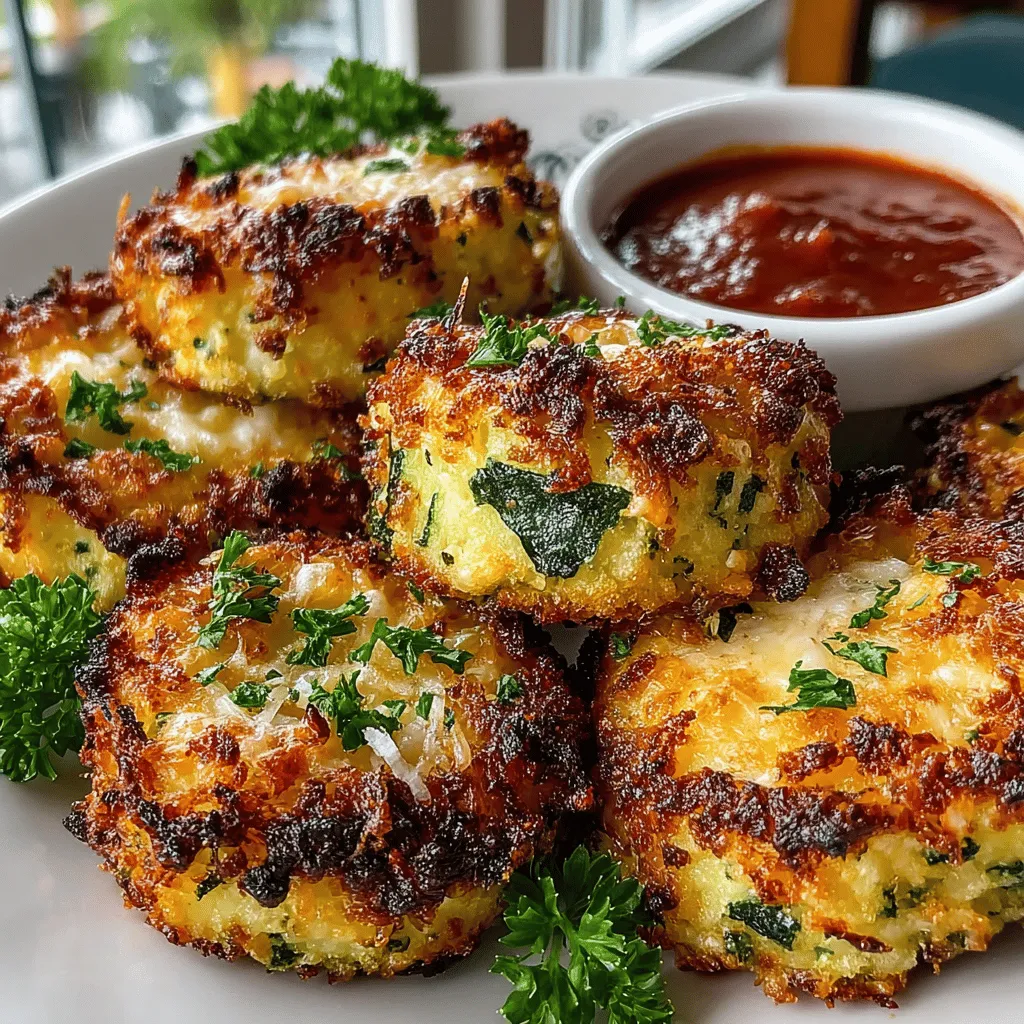 Crispy Zucchini Parmesan Bites are the perfect blend of health and indulgence, making them an irresistible choice for any occasion. With their golden-brown exterior and savory cheese flavor, these bites serve as a delightful snack, appetizer, or side dish that can please a crowd or satisfy a late-night craving. Their appeal lies not only in their taste but also in their ability to showcase zucchini, a versatile vegetable that brings both nutrition and flavor to the table.