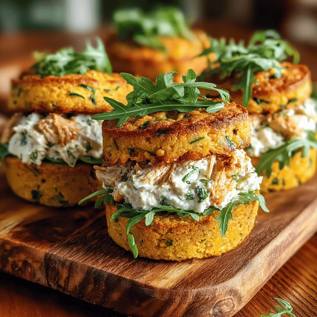 Zucchini Corn Muffin Sandwiches are a delightful fusion of flavors and textures that transform simple muffin ingredients into a satisfying meal. These unique sandwiches are not just an ordinary breakfast option; they serve as an innovative choice for lunch or a snack as well. Packed with nutrition and taste, Zucchini Corn Muffin Sandwiches are an excellent way to incorporate healthy ingredients into your diet while enjoying a flavorful dish. Whether you are entertaining guests, looking for a quick meal, or simply want to enjoy a wholesome treat, this recipe will guide you through the process of making these scrumptious muffins and serving them as delicious sandwiches. With each bite, you'll impress your family and friends, showcasing your culinary creativity and commitment to healthy eating.