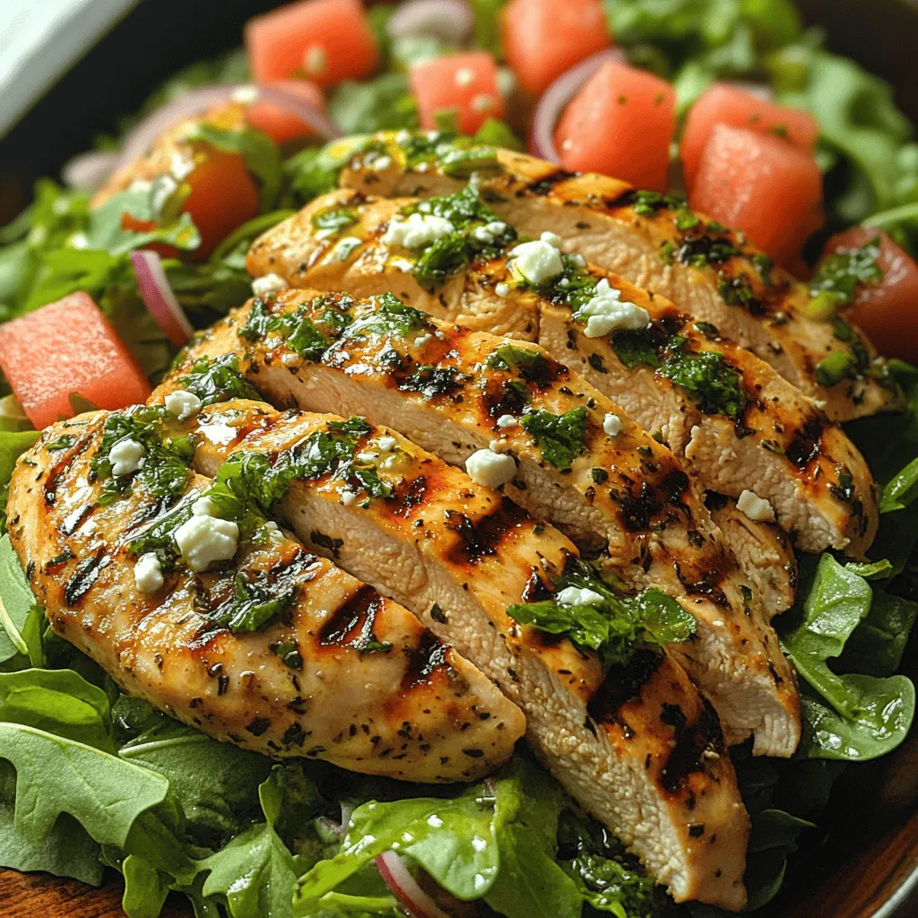 As the sun shines brighter and the days become longer, our cravings for light and refreshing meals grow stronger. The Grilled Chicken & Watermelon Salad is a perfect embodiment of summer's bounty, featuring a delightful combination of juicy watermelon, tender grilled chicken, and vibrant mixed greens. This salad not only tantalizes the taste buds but also offers a refreshing balance of flavors that can elevate any summer picnic or light dinner.
