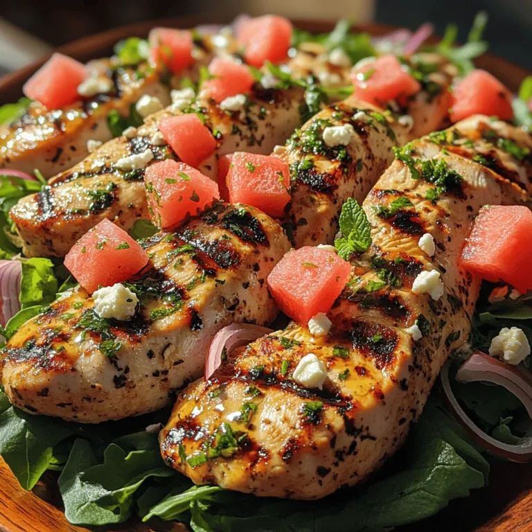 As the sun shines brighter and the days become longer, our cravings for light and refreshing meals grow stronger. The Grilled Chicken & Watermelon Salad is a perfect embodiment of summer's bounty, featuring a delightful combination of juicy watermelon, tender grilled chicken, and vibrant mixed greens. This salad not only tantalizes the taste buds but also offers a refreshing balance of flavors that can elevate any summer picnic or light dinner.