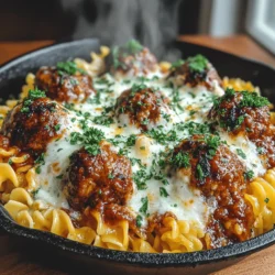 To create this delicious Smoky Slow Cooker BBQ Meatball Pasta, you’ll need a few simple ingredients, many of which you might already have on hand. Each component plays a crucial role in constructing the dish’s layered flavors.