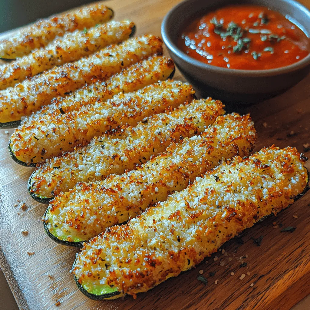 In the realm of healthy snacking, crispy zucchini Parmesan fries stand out as a delightful and nutritious alternative to traditional French fries. These mouthwatering bites are not only light and satisfying but also pack a punch of flavor with the rich essence of Parmesan cheese and the aromatic touch of herbs. Whether you're looking for a flavorful appetizer, a side dish that complements your main course, or a guilt-free snack that both adults and kids will enjoy, this recipe fits the bill perfectly. The beauty of crispy zucchini fries lies in their simplicity; they are easy to prepare and offer a wonderful opportunity to incorporate more vegetables into your diet.