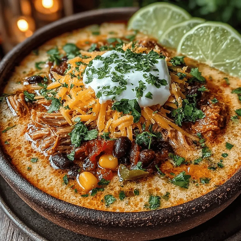 Discover the comforting and flavorful world of slow-cooked meals with this creamy Crockpot Chicken Enchilada Soup. This dish is an ideal solution for busy weeknights or cozy gatherings, seamlessly blending tender chicken, zesty spices, and a rich assortment of creamy cheeses. The result is a soul-warming meal that not only nourishes but also delights the senses. In this blog post, we will delve into the unique ingredients that make this soup stand out, provide a comprehensive step-by-step guide to its preparation, and highlight the reasons why it should earn a permanent spot in your culinary repertoire.