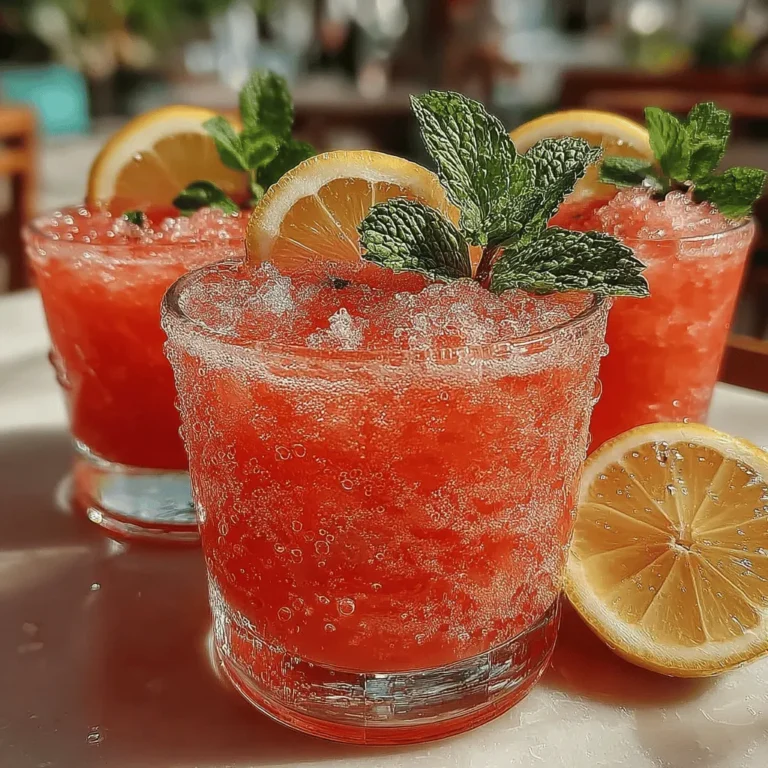 To achieve the perfect Chilly Watermelon Breeze, the blending process is crucial. Using a high-speed blender is highly recommended for this recipe. A high-speed blender ensures that the watermelon cubes, lemon juice, and any additional ingredients are blended together into a smooth, slushy consistency without any chunks. Start by adding the watermelon and lemon juice to the blender, followed by ice. Blend on high speed for about 30 seconds or until the mixture reaches a creamy, slushy texture.