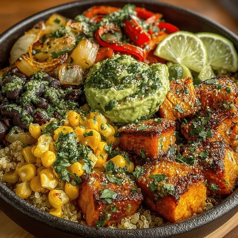 In the realm of nourishing and delightful meals, Sweet Potato Black Bean Bowls stand out as a vibrant and healthy choice. This dish, characterized by its rich colors and robust flavors, is not only visually appealing but also packed with essential nutrients. Ideal for anyone seeking a satisfying meal that caters to vegetarian and gluten-free diets, these bowls are a versatile option that can easily be tailored to individual tastes and dietary needs. Whether you're a busy professional looking for a quick weeknight dinner, a health-conscious individual eager to incorporate more plant-based options, or someone simply wanting to enjoy a delicious and wholesome meal, Sweet Potato Black Bean Bowls offer a delectable solution.