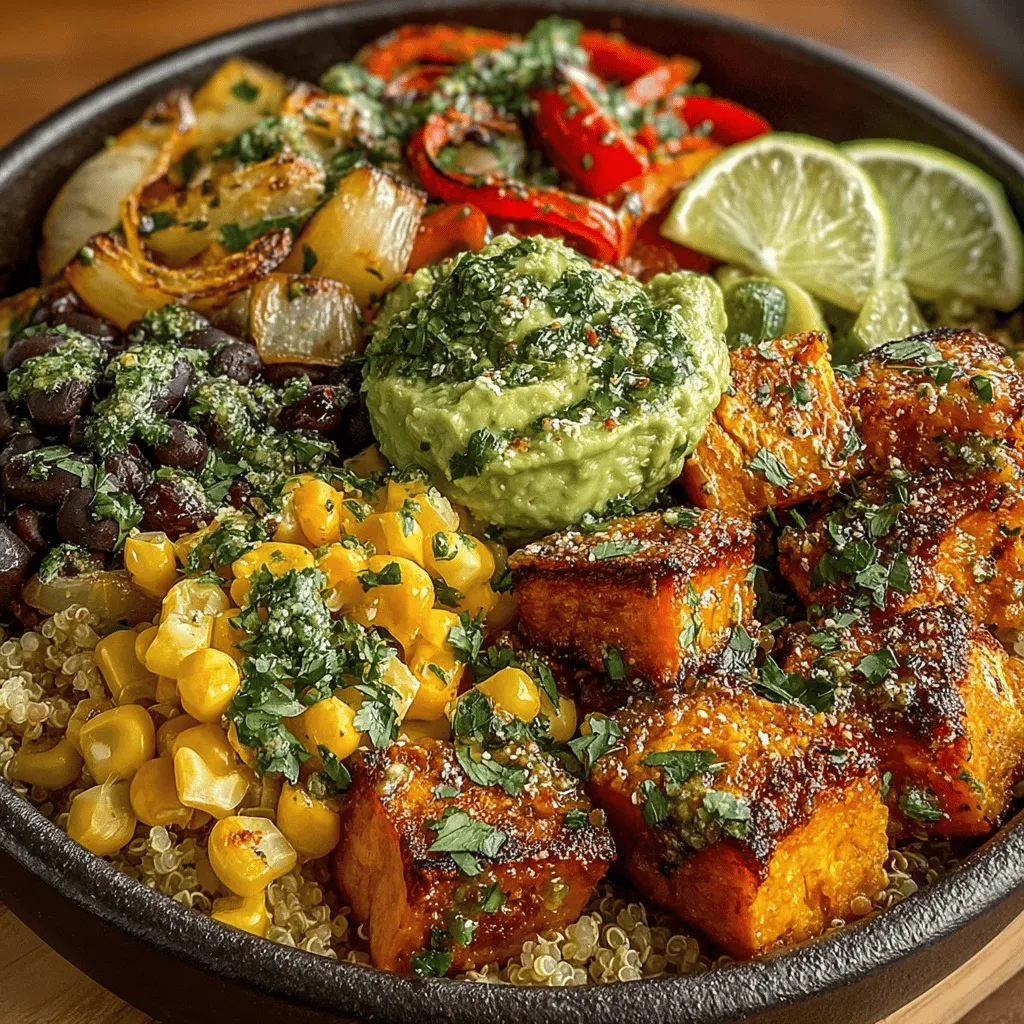 In the realm of nourishing and delightful meals, Sweet Potato Black Bean Bowls stand out as a vibrant and healthy choice. This dish, characterized by its rich colors and robust flavors, is not only visually appealing but also packed with essential nutrients. Ideal for anyone seeking a satisfying meal that caters to vegetarian and gluten-free diets, these bowls are a versatile option that can easily be tailored to individual tastes and dietary needs. Whether you're a busy professional looking for a quick weeknight dinner, a health-conscious individual eager to incorporate more plant-based options, or someone simply wanting to enjoy a delicious and wholesome meal, Sweet Potato Black Bean Bowls offer a delectable solution.