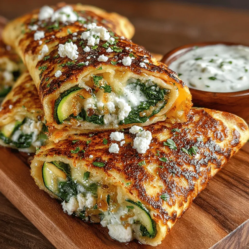 In the quest for healthy eating, few dishes shine as brightly as the Zesty Crispy Zucchini & Feta Wraps. This recipe beautifully marries the crisp, fresh taste of zucchini with the tangy richness of feta cheese, creating a culinary experience that is as satisfying as it is nutritious. Ideal for those seeking a light lunch, an energizing snack, or a versatile side dish, these wraps cater to various dietary preferences while delivering on taste and texture.