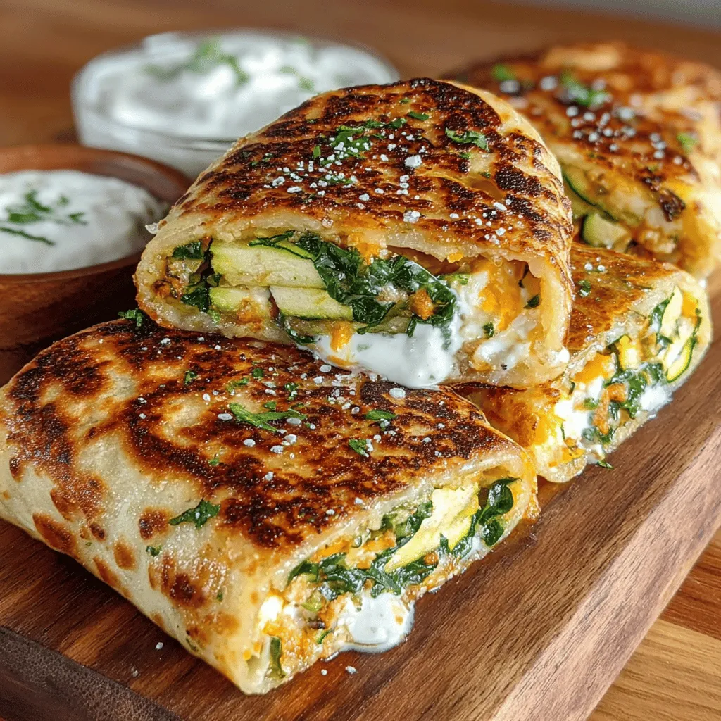 In the quest for healthy eating, few dishes shine as brightly as the Zesty Crispy Zucchini & Feta Wraps. This recipe beautifully marries the crisp, fresh taste of zucchini with the tangy richness of feta cheese, creating a culinary experience that is as satisfying as it is nutritious. Ideal for those seeking a light lunch, an energizing snack, or a versatile side dish, these wraps cater to various dietary preferences while delivering on taste and texture.