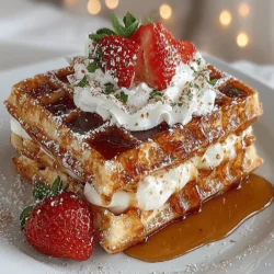Nothing quite captures the essence of a leisurely weekend morning like the aroma of freshly made waffles wafting through the kitchen. Homemade waffles evoke a sense of nostalgia and comfort, reminding us of cozy family breakfasts and brunch gatherings with friends. Among the myriad of waffle recipes, the Sun-Kissed Golden Waffles with Whipped Cinnamon Maple Cream stand out as a delightful option that elevates any meal to a special occasion. This recipe seamlessly combines the crispiness of golden-brown waffles with a luxurious whipped topping, making it a perfect choice for breakfast or brunch.