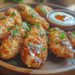 While traditional frying creates a wonderfully crispy texture for your Crunchy Cornflake Chicken Tenders, there are alternative cooking methods that can yield equally delicious results with less oil and mess. Here are a few methods to consider:
