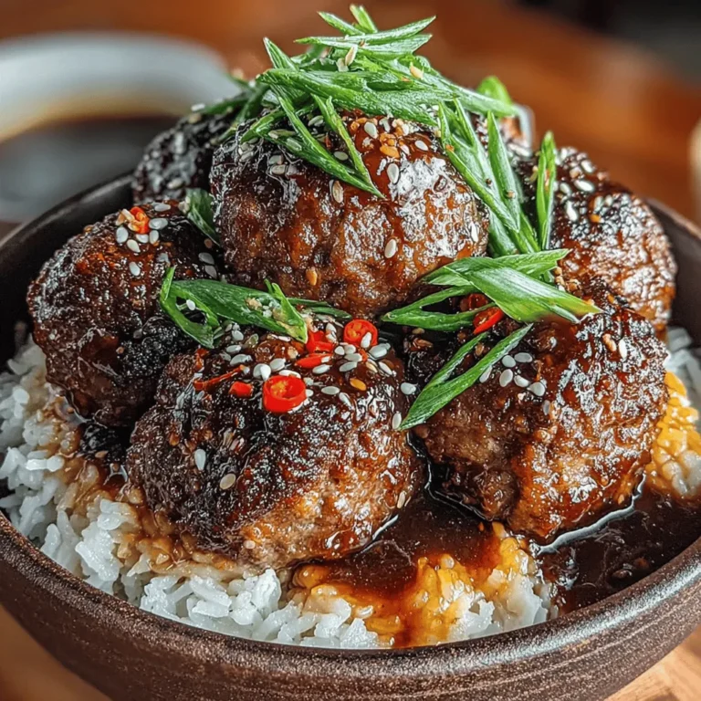 Sweet and spicy sticky ginger glazed meatballs are a delightful culinary creation that brings together the best of both worlds. This dish is a perfect example of how diverse flavors can come together to create something truly mouthwatering. The combination of sweetness from honey and the fiery kick of ginger and red pepper flakes creates an irresistible glaze that coats tender meatballs, making each bite a tantalizing experience. Whether served as an appetizer at a party, a main dish for family dinner, or a flavorful addition to a meal prep routine, these meatballs have a versatile appeal that can accommodate any occasion.