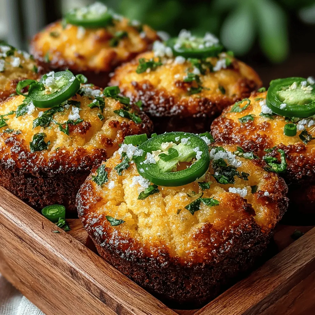 Cornbread muffins have long been a staple in American cuisine, cherished for their comforting texture and delightful flavor. These little baked goods are perfect for any occasion, whether served alongside a hearty chili, enjoyed as a quick snack, or even savored on their own with a pat of butter. Their versatility and ease of preparation make them a beloved choice in many households. Among the various adaptations of this classic recipe, Spicy Jalapeño Cheddar Cornbread Muffins stand out, delivering a bold punch of flavor that appeals to spice enthusiasts and food lovers alike.