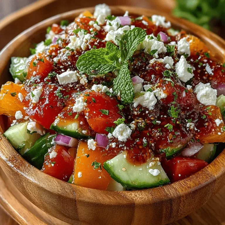 As the warm sun beckons outdoor gatherings and summer picnics, nothing beats the appeal of a light, refreshing dish that harmonizes vibrant flavors and wholesome ingredients. The Tomato Feta Cucumber Bowl stands out as an exceptional choice, offering a delightful combination of fresh veggies and creamy feta that tantalizes the taste buds while nourishing the body. This dish is not only a feast for the senses but also a versatile option that can be served as a vibrant side or a light main meal. With its colorful ingredients and satisfying textures, this bowl captures the essence of summer eating, making it a go-to recipe for health-conscious food lovers.