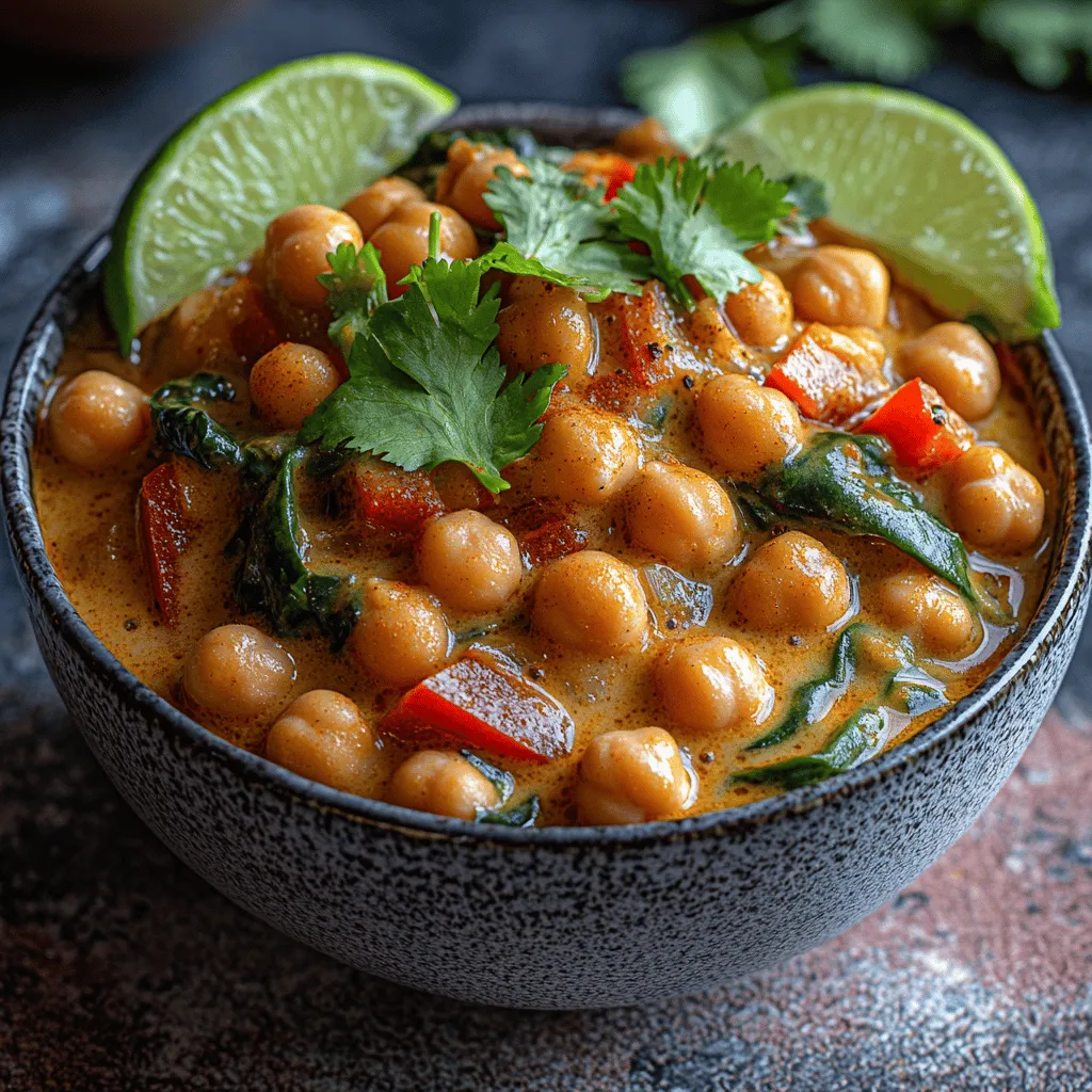 When it comes to comfort food that also packs a nutritional punch, few dishes can rival a creamy coconut chickpea curry. This delightful recipe combines the heartiness of chickpeas with the lush, tropical flavors of coconut milk, creating a dish that's as satisfying as it is nourishing. The combination of spices and fresh vegetables not only tantalizes the taste buds but also offers a vibrant array of health benefits, making this dish a perfect addition to your culinary repertoire.