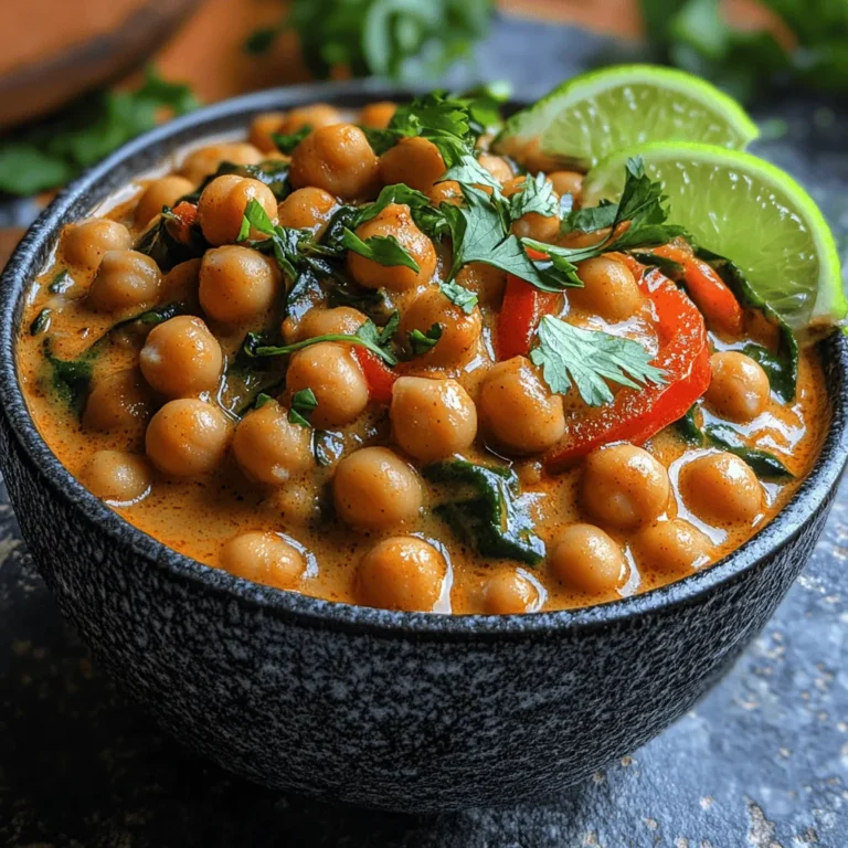 When it comes to comfort food that also packs a nutritional punch, few dishes can rival a creamy coconut chickpea curry. This delightful recipe combines the heartiness of chickpeas with the lush, tropical flavors of coconut milk, creating a dish that's as satisfying as it is nourishing. The combination of spices and fresh vegetables not only tantalizes the taste buds but also offers a vibrant array of health benefits, making this dish a perfect addition to your culinary repertoire.