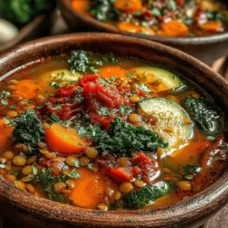 As winter's chill descends and the days grow shorter, there’s something inherently comforting about a steaming bowl of soup. For many, soup embodies the essence of warmth and coziness—a remedy for the cold, a nostalgic reminder of home-cooked meals. Among the myriad of soup recipes, my personal favorite is the Nourishing Lentil Delight Soup. This hearty concoction is more than just a meal; it’s a blend of flavors and nutrients that warms both the body and soul. Today, I’m thrilled to share this delightful recipe, one that has firmly established itself as a staple in my kitchen.