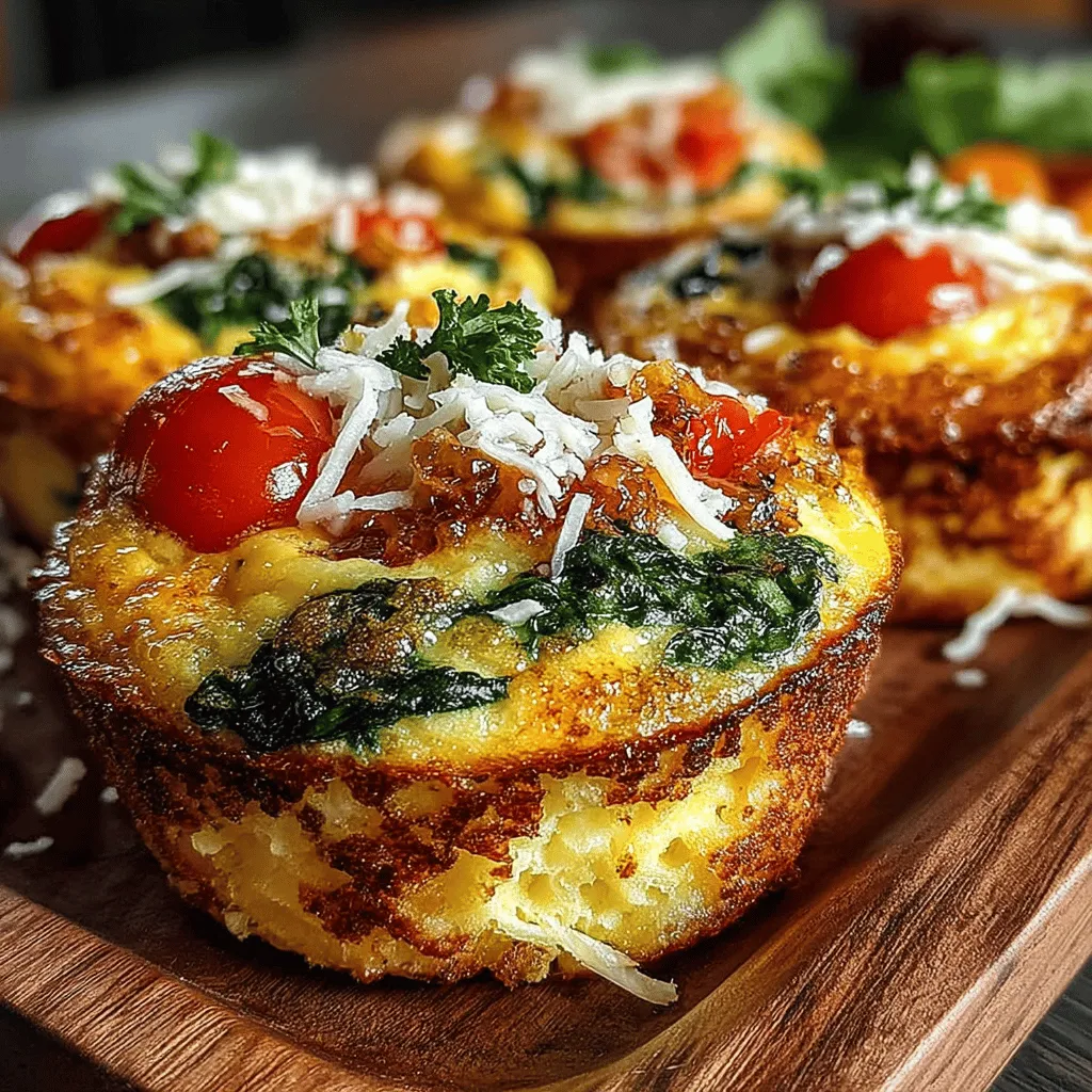 Creating these egg muffins requires just a handful of fresh ingredients, most of which you might already have on hand. Let’s take a closer look at what you’ll need to bring this delicious recipe to life.