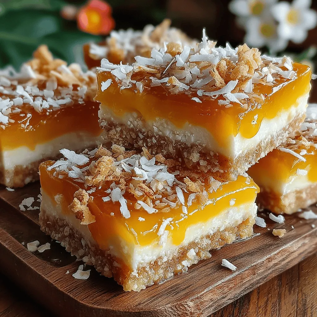 In the realm of desserts, no-bake options have gained immense popularity for their simplicity and ease of preparation. These delightful treats allow you to indulge your sweet tooth without the need for an oven, making them a favorite among both novice and experienced bakers alike. One such recipe that embodies the essence of summer and tropical flavors is the Tropical Bliss No-Bake Mango Coconut Bars. These bars are not only refreshingly delicious but also packed with wholesome ingredients, making them a guilt-free indulgence.