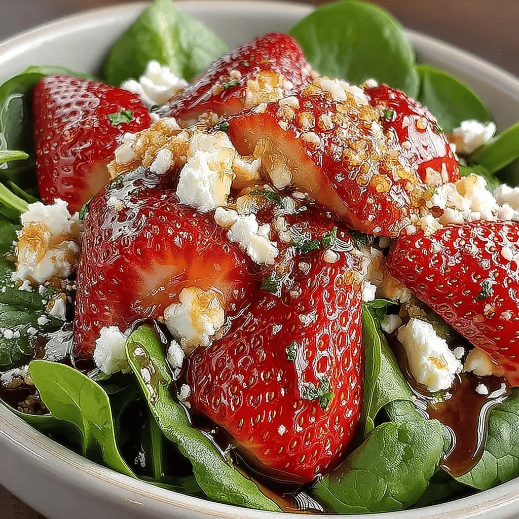 In the world of healthy eating, salads have carved out a significant niche as a go-to option for those seeking nutritious and delicious meals. Their versatility allows for endless combinations of ingredients, making them a staple for both casual lunches and elegant dinners. Among the myriad of salad options, the Strawberry Spinach Salad stands out as a refreshing and vibrant choice that caters to various palates and occasions.