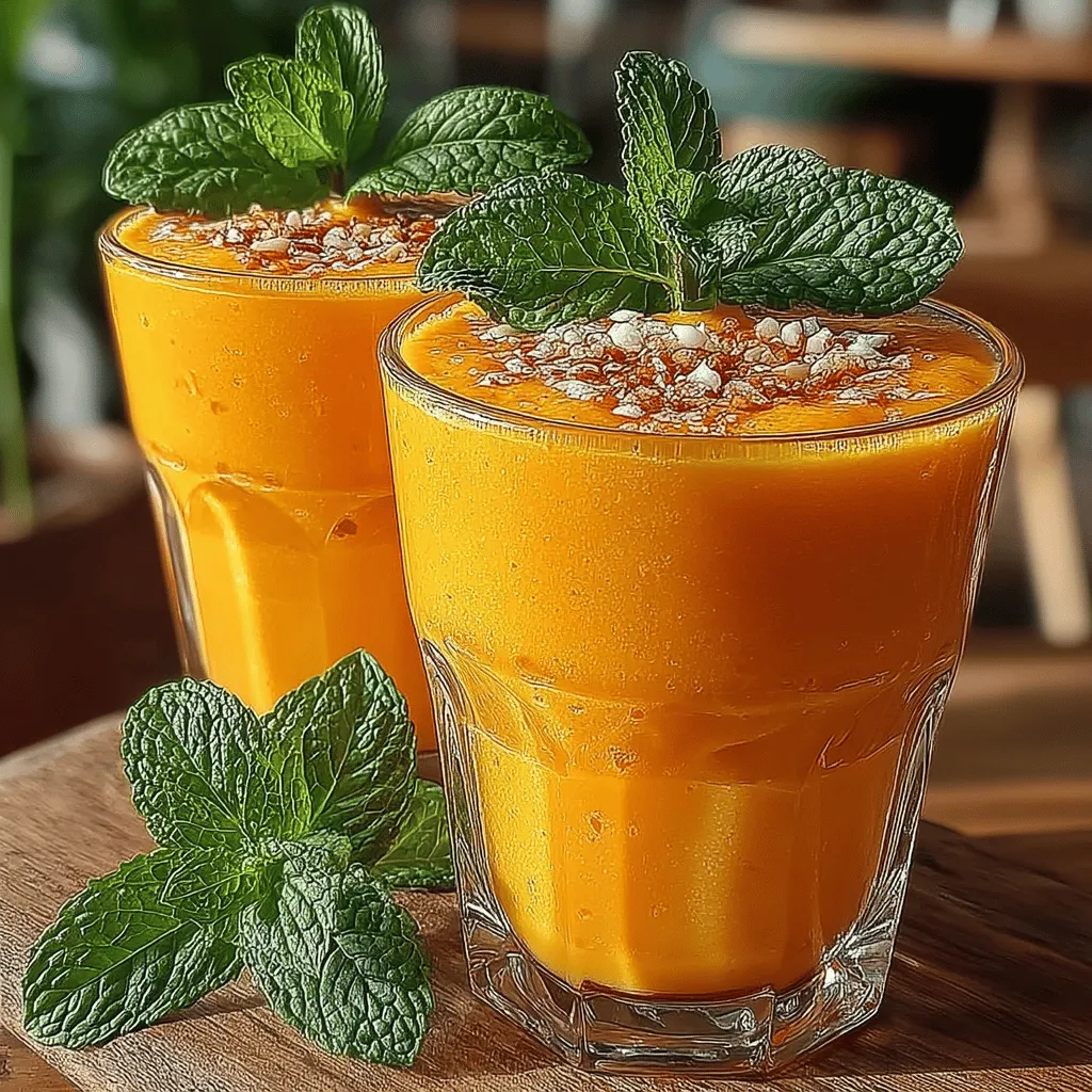 As the sun rises and casts a warm glow across the horizon, there's nothing quite like the invigorating burst of flavors that a Creamy Orange Sunrise Smoothie offers. This delightful smoothie not only embodies the vibrant hues of dawn but also serves as a nourishing treat that can kick-start your day or provide a refreshing pick-me-up during the afternoon slump. With its combination of sweet and tangy notes, this smoothie is a feast for the senses, making it a perfect addition to your morning routine or as a mid-day refresher.
