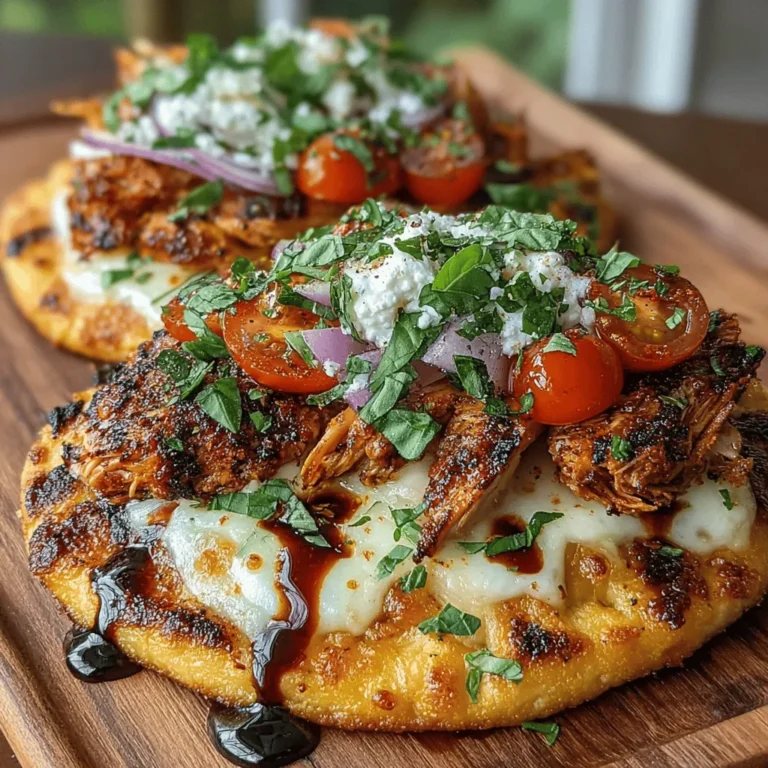 Flatbread pizzas are quickly becoming a beloved choice for both casual dining and gourmet experiences. With their crispy edges and chewy centers, they offer a delightful alternative to traditional pizza dough, allowing for a variety of toppings and flavor combinations. Among these, the Zesty Grilled Chicken Flatbread Pizza stands out as a versatile and quick meal option that appeals to a wide range of palates. Packed with vibrant flavors and fresh ingredients, this dish is perfect for a family dinner or a gathering with friends.