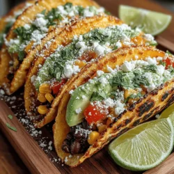Welcome to the delightful world of Sweet Grilled Corn Tacos, a dish that encapsulates the essence of vibrant flavors and wholesome ingredients. These tacos are not just a meal; they are an experience, bursting with sweetness, freshness, and a hint of zest. Perfect for summer gatherings, family dinners, or even a light weeknight meal, Sweet Grilled Corn Tacos bring sunshine to your table, no matter the occasion.