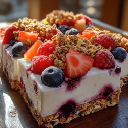 As the temperature rises and summer days stretch long, finding a refreshing treat that is both satisfying and nutritious can be a challenge. Enter Berry Bliss Frozen Yogurt Bars, a delightful dessert that perfectly marries the creaminess of Greek yogurt with the tangy sweetness of mixed berries. These bars are not only a flavorful indulgence but also a healthier alternative to traditional ice creams, making them an ideal choice for those seeking a guilt-free snack.