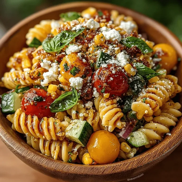 Chilled Corn & Tomato Pasta Salad is a delightful dish that captures the essence of summer's bounty. As the warm sun graces the earth, gardens and markets overflow with fresh produce, making this the perfect time to enjoy a salad that celebrates vibrant flavors and colors. With sweet corn, juicy cherry tomatoes, and crisp cucumber, this salad is not only visually appealing but also packed with flavor, providing a refreshing escape from the heat. Whether you are hosting a picnic, firing up the grill for a barbecue, or simply in search of a light lunch option, this recipe is a versatile addition to your culinary repertoire. In this article, we will delve into the ingredients, preparation steps, and the delightful nuances that make this chilled pasta salad a must-try.