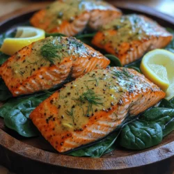 There’s something undeniably comforting about a well-prepared salmon dish, especially when it’s infused with the bright, zesty flavors of lemon and the aromatic notes of dill. I remember the first time I made this Zesty Creamy Lemon Dill Salmon for my family. It was a crisp autumn evening, and the golden leaves outside mirrored the vibrant colors of the dish. As I plated the salmon, the enticing aroma of garlic and lemon wafted through the kitchen, instantly drawing my loved ones to the table. The first bite was an explosion of flavors—a perfect balance of creamy richness and zesty brightness. Since that night, this recipe has become a staple in our household, and I’m excited to share it with you!