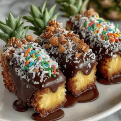 When it comes to desserts that capture the essence of summer, few can compete with the delightful combination of tropical pineapple and rich, velvety chocolate. The sweet, tangy flavor of fresh pineapple pairs beautifully with the deep, intense notes of dark chocolate, creating a treat that is both refreshing and indulgent. Chocolate-dipped fruits have long been a popular choice for those seeking a healthier dessert option that doesn’t skimp on flavor, and this Tropical Chocolate-Dipped Pineapple recipe offers a unique twist that makes it a standout in any dessert lineup.