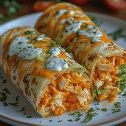 In the realm of flavor-packed meals, few dishes can compete with the irresistible allure of Crunchy Buffalo Chicken Wraps. This culinary delight not only brings together the tangy heat of buffalo chicken but also adds an exciting crunch that elevates it to a whole new level of satisfaction. Whether you're enjoying a quiet lunch at home or throwing a lively gathering with friends and family, these wraps are an excellent choice that promises to impress even the pickiest of eaters. In this article, we will take a deep dive into the world of Crunchy Buffalo Chicken Wraps, walking you through each step of the preparation process while sharing valuable insights into the ingredients and techniques that make these wraps a must-try.