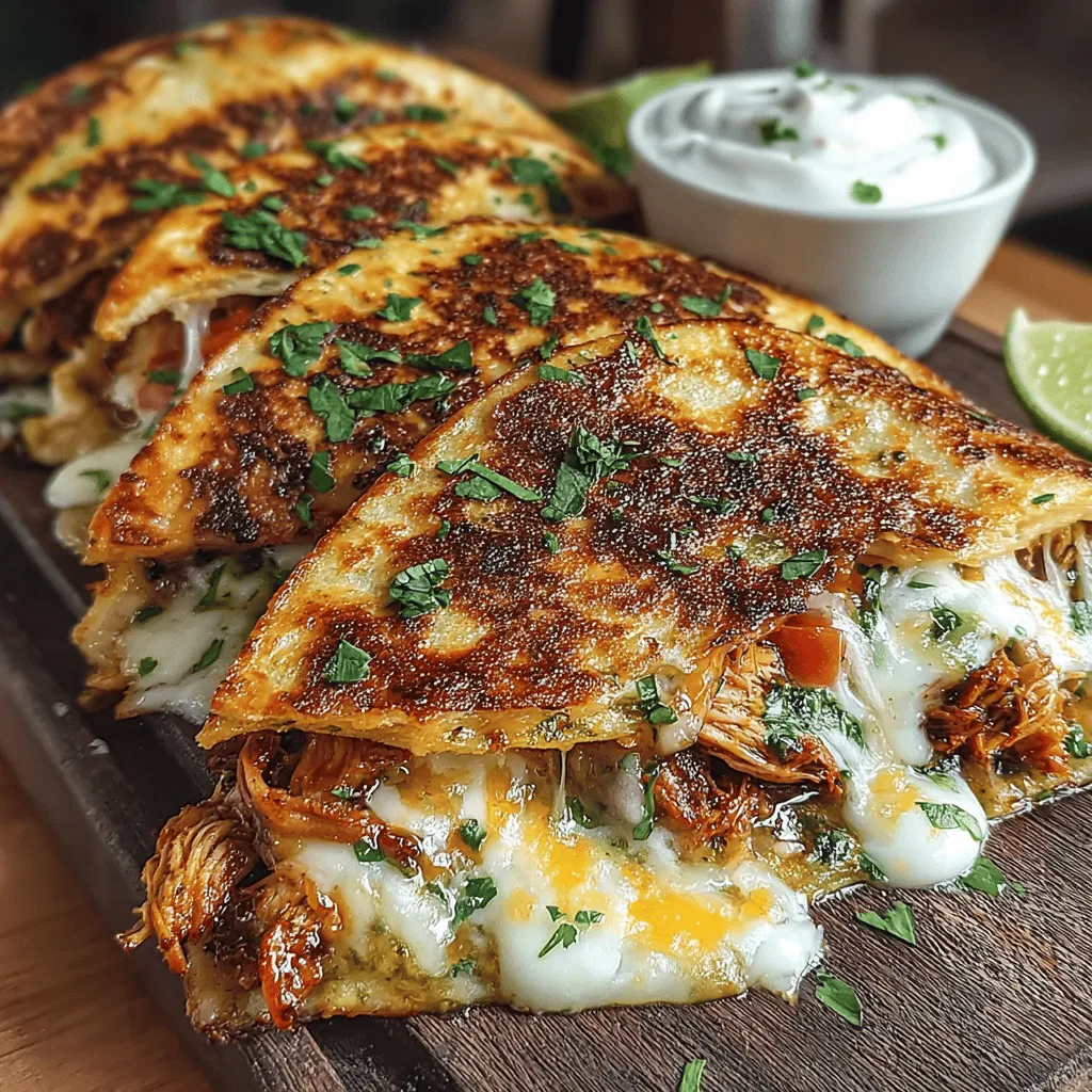 Quesadillas have long been celebrated for their versatility and appeal, often gracing tables as a quick snack or a hearty meal. Originating from Mexico, these delightful creations allow for endless variations, making them a beloved choice for many. Among the myriad of options available, Crispy Chicken Pesto Quesadilla Wedges stand out due to their unique combination of flavors and textures. This dish marries the savory richness of chicken with the aromatic freshness of basil pesto, resulting in a culinary experience that is both satisfying and delicious.