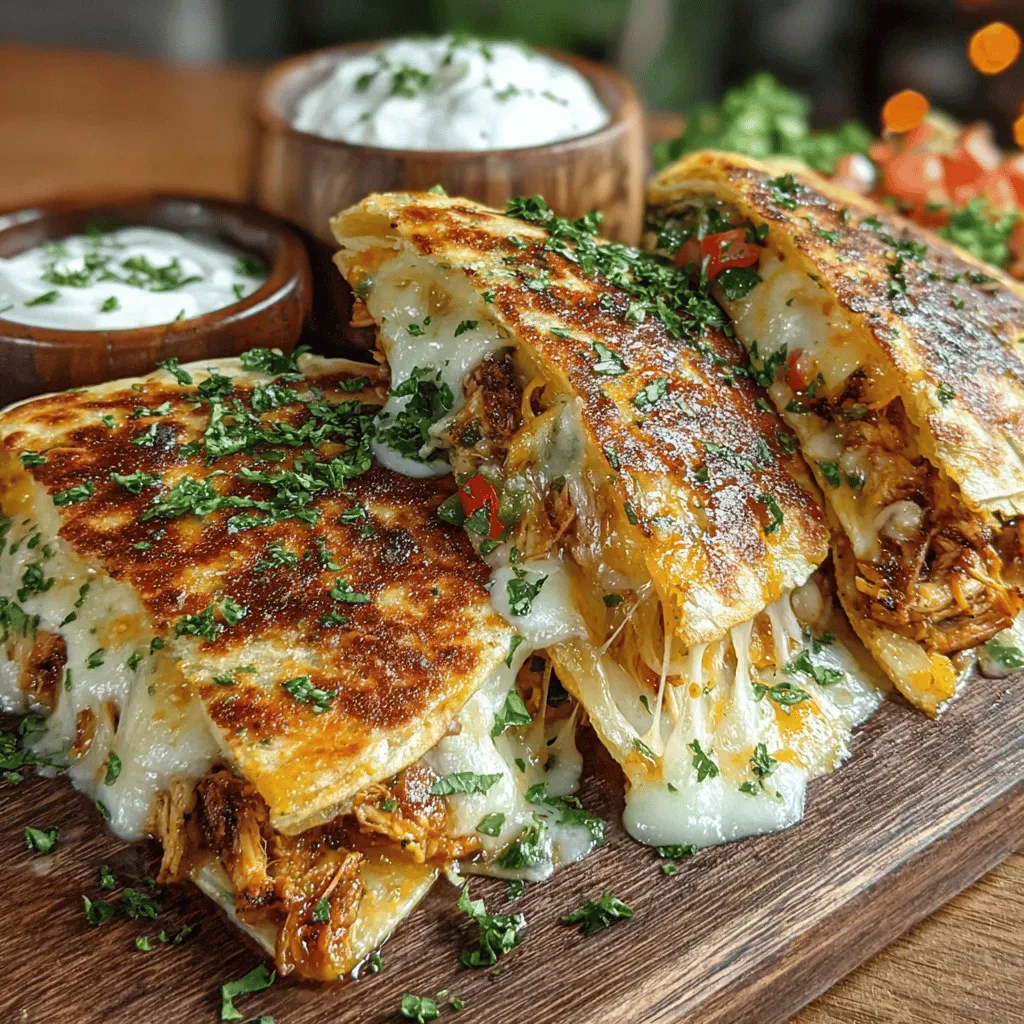 Quesadillas have long been celebrated for their versatility and appeal, often gracing tables as a quick snack or a hearty meal. Originating from Mexico, these delightful creations allow for endless variations, making them a beloved choice for many. Among the myriad of options available, Crispy Chicken Pesto Quesadilla Wedges stand out due to their unique combination of flavors and textures. This dish marries the savory richness of chicken with the aromatic freshness of basil pesto, resulting in a culinary experience that is both satisfying and delicious.