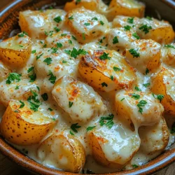 When it comes to side dishes that can elevate any meal, Creamy Garlic Parmesan Potatoes stand out as a top contender. This dish is not just about potatoes; it’s a harmonious blend of creamy texture and rich flavors that can complement a variety of main courses, from roasted chicken to grilled steak. Whether you’re hosting a casual family dinner or an elegant gathering, these potatoes are sure to impress your guests and satisfy even the pickiest eaters. The marriage of garlic and Parmesan cheese is what truly makes this dish a crowd-pleaser, creating an irresistible aroma and a flavor profile that is both comforting and indulgent.