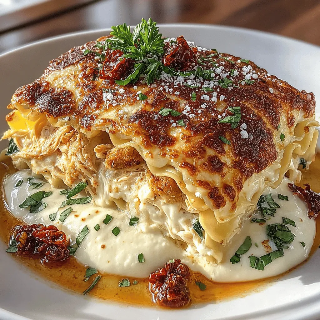 Lasagna has long been celebrated as a quintessential comfort food, beloved by many for its layers of pasta, rich sauces, and gooey cheese. This Italian classic evokes nostalgia, often reminding us of family dinners and gatherings. However, if you're looking to elevate this traditional dish, our Creamy Sun-Dried Tomato Chicken Lasagna introduces a delightful twist that will tantalize your taste buds. By incorporating sun-dried tomatoes and a creamy sauce, this recipe promises to be a standout meal that combines the familiar warmth of lasagna with exciting new flavors.