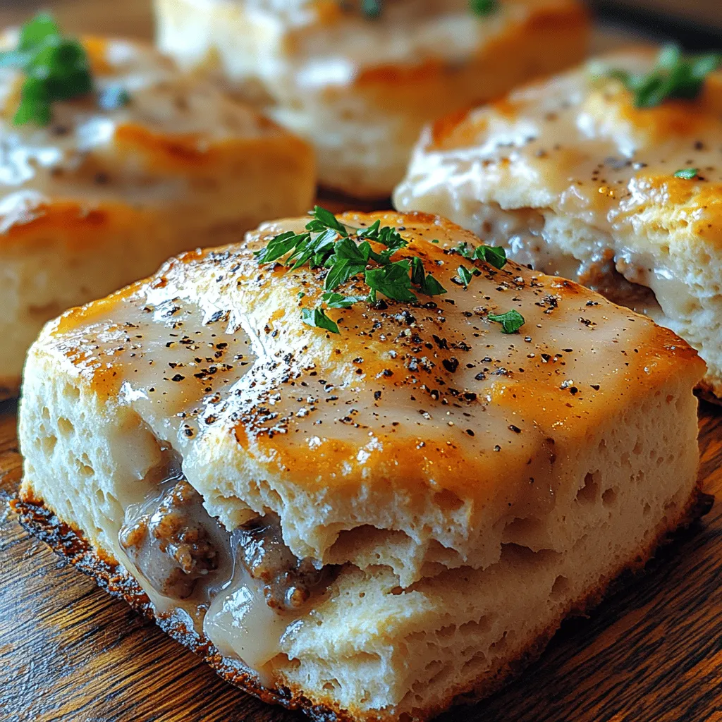 There’s something incredibly comforting about the aroma of freshly baked biscuits wafting through the kitchen, mingling with the savory scent of sausage gravy bubbling on the stove. Growing up, Sunday mornings were reserved for cozy family breakfasts, where the highlight was always my grandmother’s fluffy buttermilk biscuits, drizzled with creamy sausage gravy. As a child, I’d eagerly await the moment I could dig into that plate piled high with these warm delights. Now, as an adult, I cherish those memories even more by recreating this beloved dish in my own kitchen.