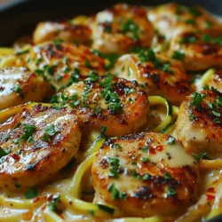 In today's culinary landscape, where health-conscious eating is trending, Creamy Chicken Alfredo Zoodles emerge as a standout dish that perfectly marries indulgence with nutrition. This delightful recipe offers a rich and creamy flavor profile reminiscent of traditional Chicken Alfredo while transforming the dish into a lighter, low-carb alternative that complements modern dietary preferences. For those seeking a satisfying meal without the guilt, zoodles—zucchini noodles—provide the perfect base for this creamy, savory sauce.