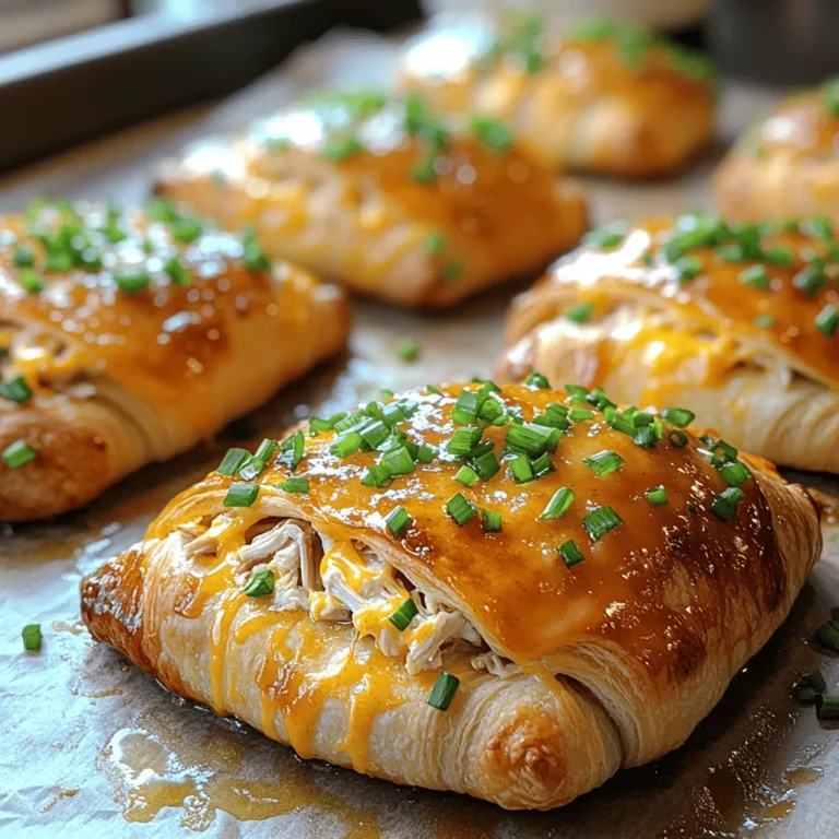 Baked Ranch Chicken Stuffed Crescents are the perfect fusion of convenience and flavor, making them an ideal choice for any occasion. Whether you're hosting a family gathering, preparing for game day, or simply looking for a quick and satisfying dinner option, these stuffed crescents deliver a delightful experience that is sure to please everyone at the table. Their flaky, buttery exterior complements a rich and creamy filling, creating a dish that is not only delicious but also versatile enough to serve as an appetizer, main course, or snack.
