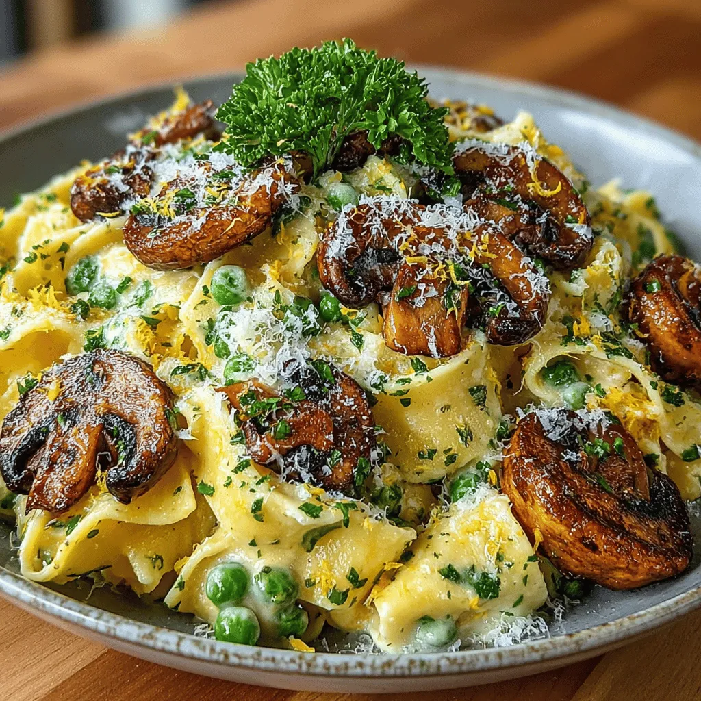 When it comes to comfort food, few dishes are as gratifying as a creamy pasta. Creamy Mushroom and Pea Pasta stands out with its rich texture, delightful flavors, and an appealing visual array of fresh greens and earthy mushrooms. This dish is not only a feast for the palate but also a perfect solution for busy weeknights or leisurely weekends, offering both simplicity and satisfaction.