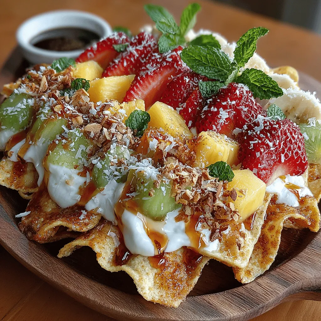 In the world of culinary creativity, fruit nachos emerge as a refreshing and delightful twist on the classic snack we all know and love. Imagine a colorful platter filled with vibrant fruits, crispy tortilla chips, and a drizzle of sweet toppings, all coming together to create a dish that is both visually appealing and tantalizing to the taste buds. Fruit nachos are not just a novel idea; they are a celebration of flavors and textures, making them an ideal choice for a variety of occasions. Whether you're hosting a family gathering, planning a lively brunch, or simply looking for a healthier dessert option, fruit nachos can elevate any event with their playful presentation and versatile ingredient options.
