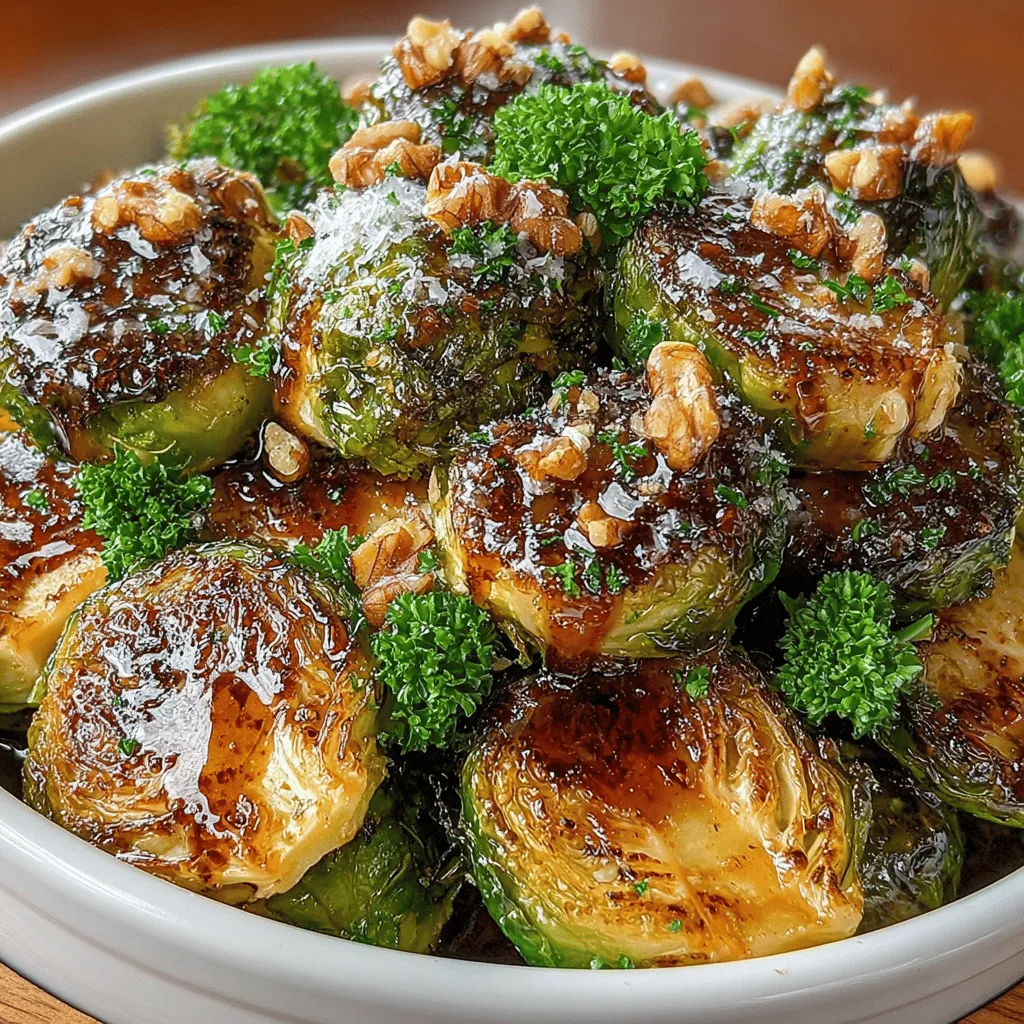 Maple Walnut Roasted Brussels Sprouts is a dish that masterfully blends the earthy flavors of Brussels sprouts with the rich sweetness of maple syrup and the delightful crunch of walnuts. This combination not only elevates the humble Brussels sprout into a star side dish but also captures the essence of modern culinary creativity. As the trend for vegetable-forward dishes continues to grow, Brussels sprouts have emerged from their former reputation as an unappealing side to become a beloved ingredient in kitchens around the world. This recipe transforms them into a vibrant, flavorful dish that is perfect for any occasion, whether it's a festive holiday feast or a simple weeknight dinner.