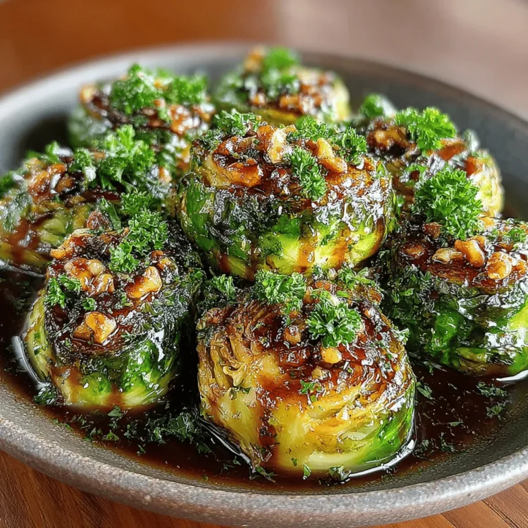 Maple Walnut Roasted Brussels Sprouts is a dish that masterfully blends the earthy flavors of Brussels sprouts with the rich sweetness of maple syrup and the delightful crunch of walnuts. This combination not only elevates the humble Brussels sprout into a star side dish but also captures the essence of modern culinary creativity. As the trend for vegetable-forward dishes continues to grow, Brussels sprouts have emerged from their former reputation as an unappealing side to become a beloved ingredient in kitchens around the world. This recipe transforms them into a vibrant, flavorful dish that is perfect for any occasion, whether it's a festive holiday feast or a simple weeknight dinner.