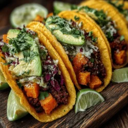 Mini Chicken Sweet Potato Tacos
