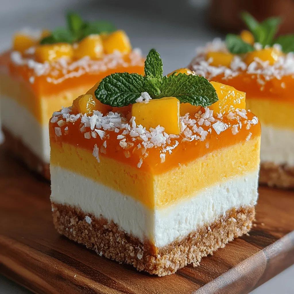 Frozen Peach Mango Cream Bars offer a delightful way to savor the essence of summer, no matter the season. This refreshing dessert artfully combines the luscious sweetness of ripe peaches and mangoes with the creamy richness of coconut cream and Greek yogurt. The result is a treat that not only tantalizes your taste buds but also provides a refreshing respite on warm days or a sweet addition to any gathering. These bars are not just a dessert; they are a celebration of vibrant flavors and a healthier alternative to traditional frozen treats.