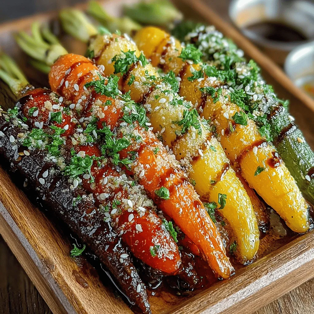 The first step in preparing your Roasted Rainbow Carrot Medley Delight is ensuring that your carrots are cut uniformly. This is crucial for achieving even cooking and a delightful texture. Start by washing your rainbow carrots thoroughly to remove any dirt. Then, peel them if desired, though the skin is edible and adds to the dish's visual appeal.