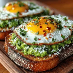 Creamy Zucchini Avocado Egg Toast: A Wholesome Delight